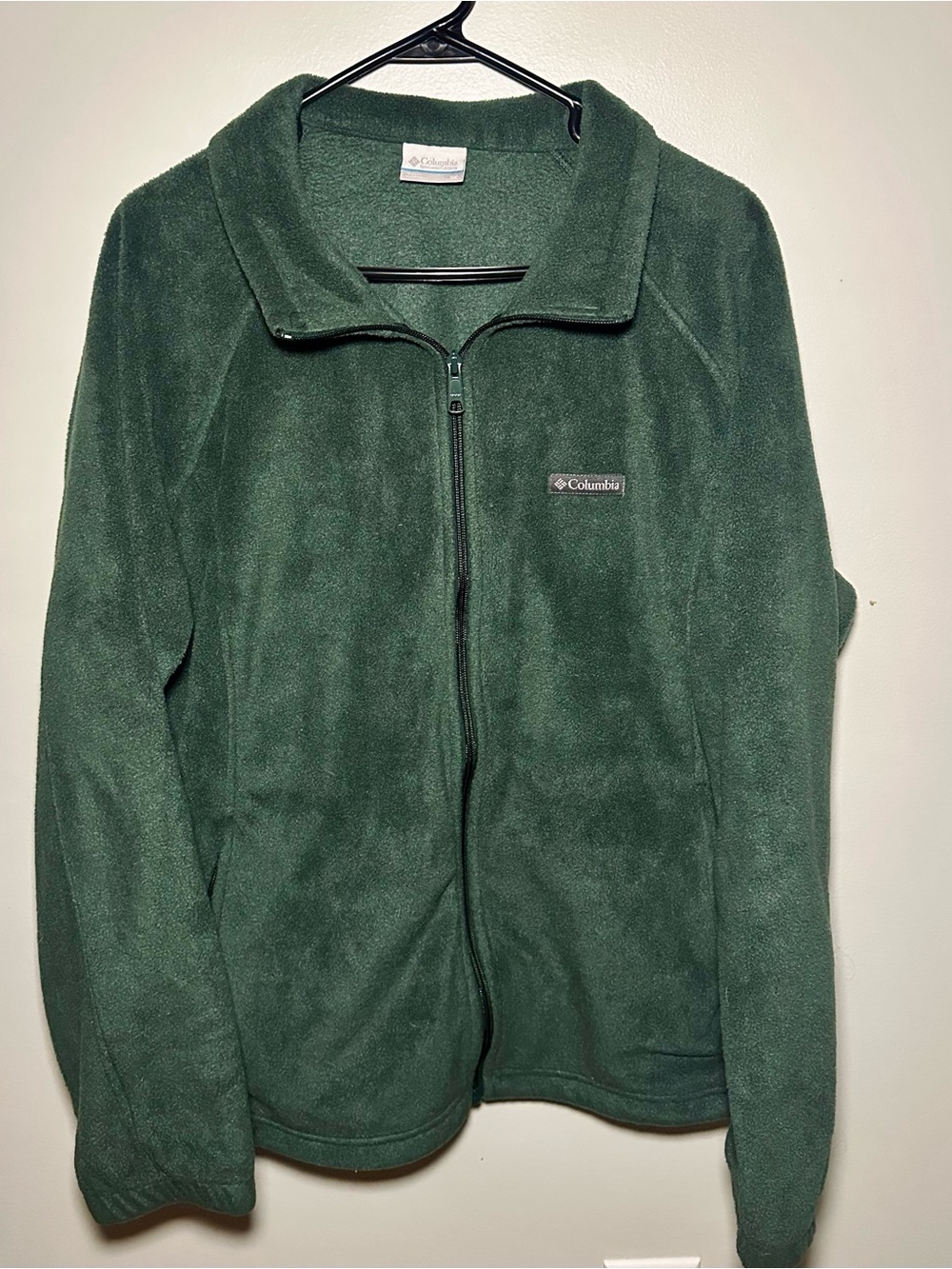 Columbia Benton Springs Relaxed Full Zip Fleece Jacket Women’s 3X Green